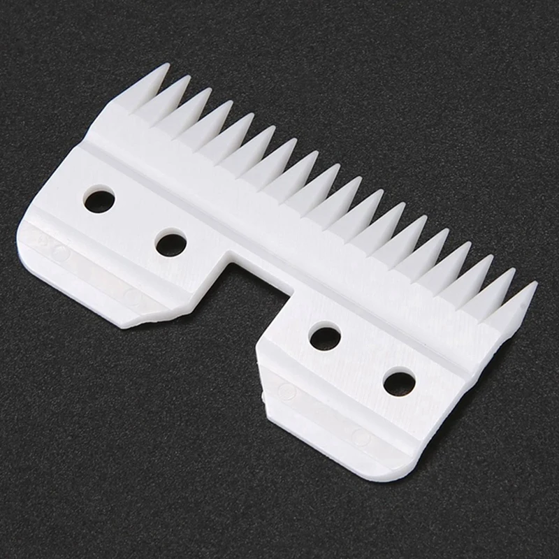 12Pcs 18-Tooth Zirconia Ceramic Blade Ceramic Clipper Cutting Blade For Oster A5 Series