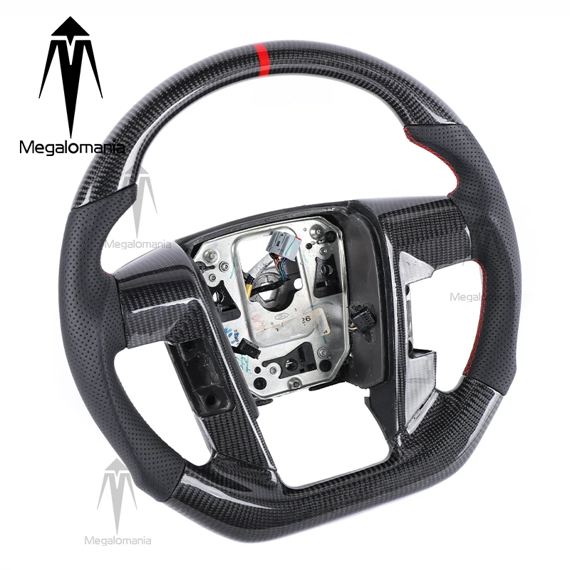 

Fit For Ford Sports Racing F150 2009-2014 Carbon Fiber Steering Wheel