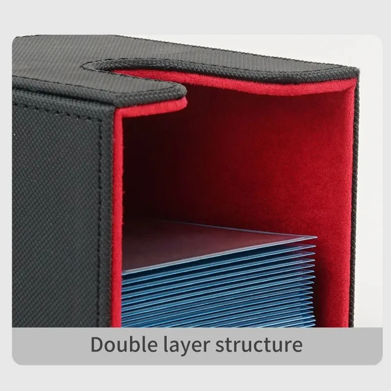 Spielkartenhalter für Yugioh PTCG Karten, Deckbox, großer Organizer, Aufbewahrungsbox, Sammelkoffer, Schutzbehälter – Detail 3