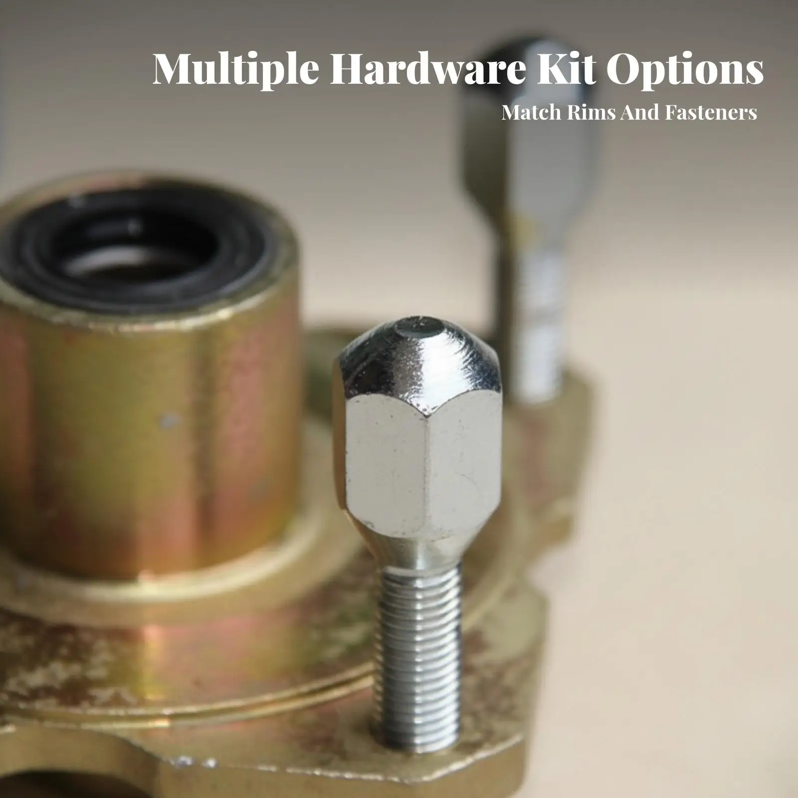 Stainless Steel 4 Hole Flange Hub with Central Cylindrical Housing for Go Kart and Beach Cart Use