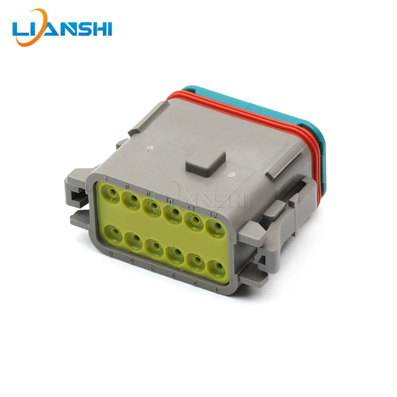 1set AT06-12SA-RD01 12Pin Engineering waterproof connector cable harness connector female plug sheath with terminal AT06-12SA