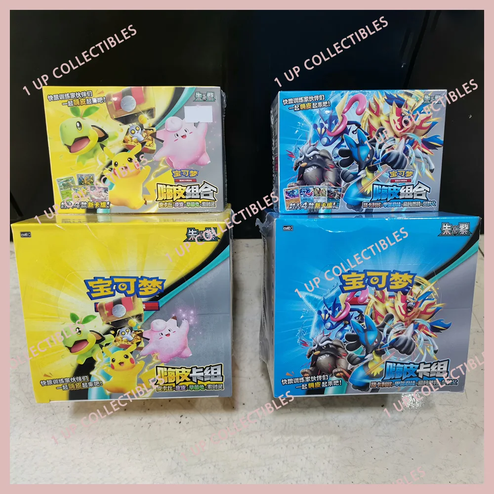 オリジナルポケモントレーディングカードゲーム（tcg）カード-中国版-ピカチュウ-クレファブル-ハイコンビネーション-コレクト151-ファミリースペシャルコンビネーション-子供向けギフト