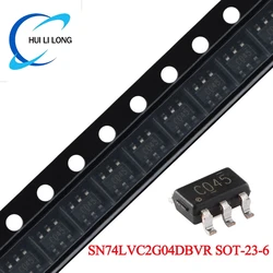 10pcs SN74LVC2G04DBVR SN74LVC2 SN74LVC2G04 74LVC2G04 SOT-23-6 SOT23 High Performance Dual-channel Inverter Chip IC