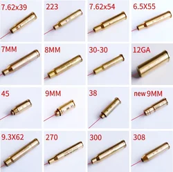 7MM 8MM 9MM 7.62x39 308 223 30-06 celownik z czerwonym laserem taktyczny kolimator laserowy celownik polowania Glock AR15 Airsoft akcesoria