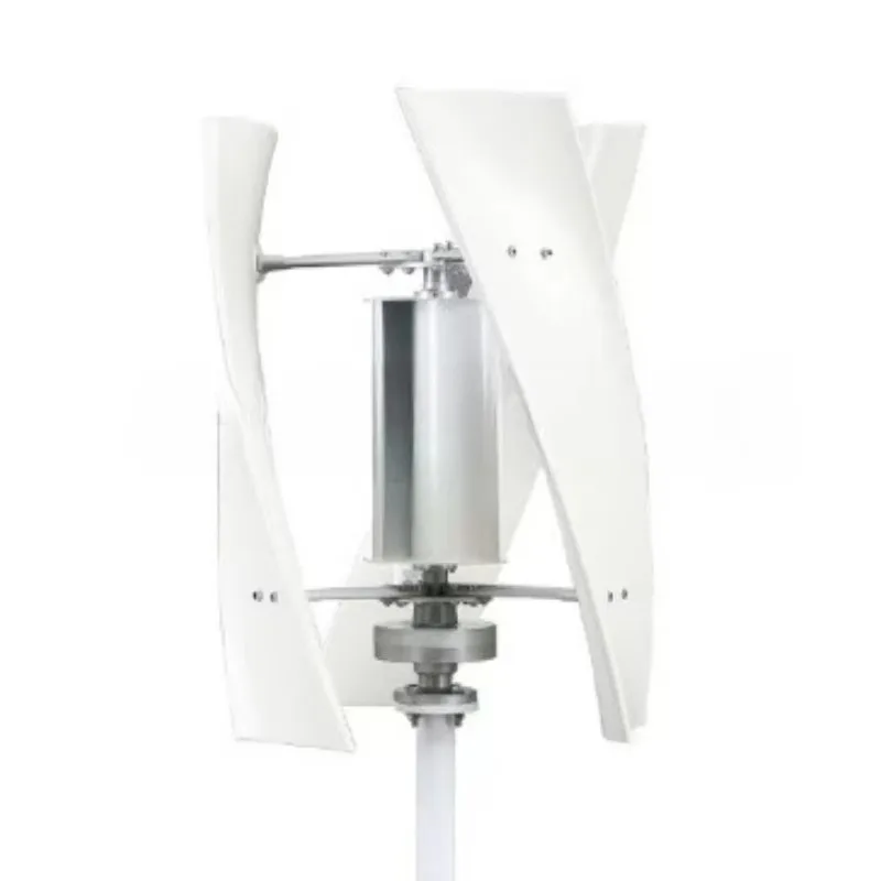 Vertical Wind Turbine Micro Wind Generator Low Wind Startup Anti Strong 1pcs