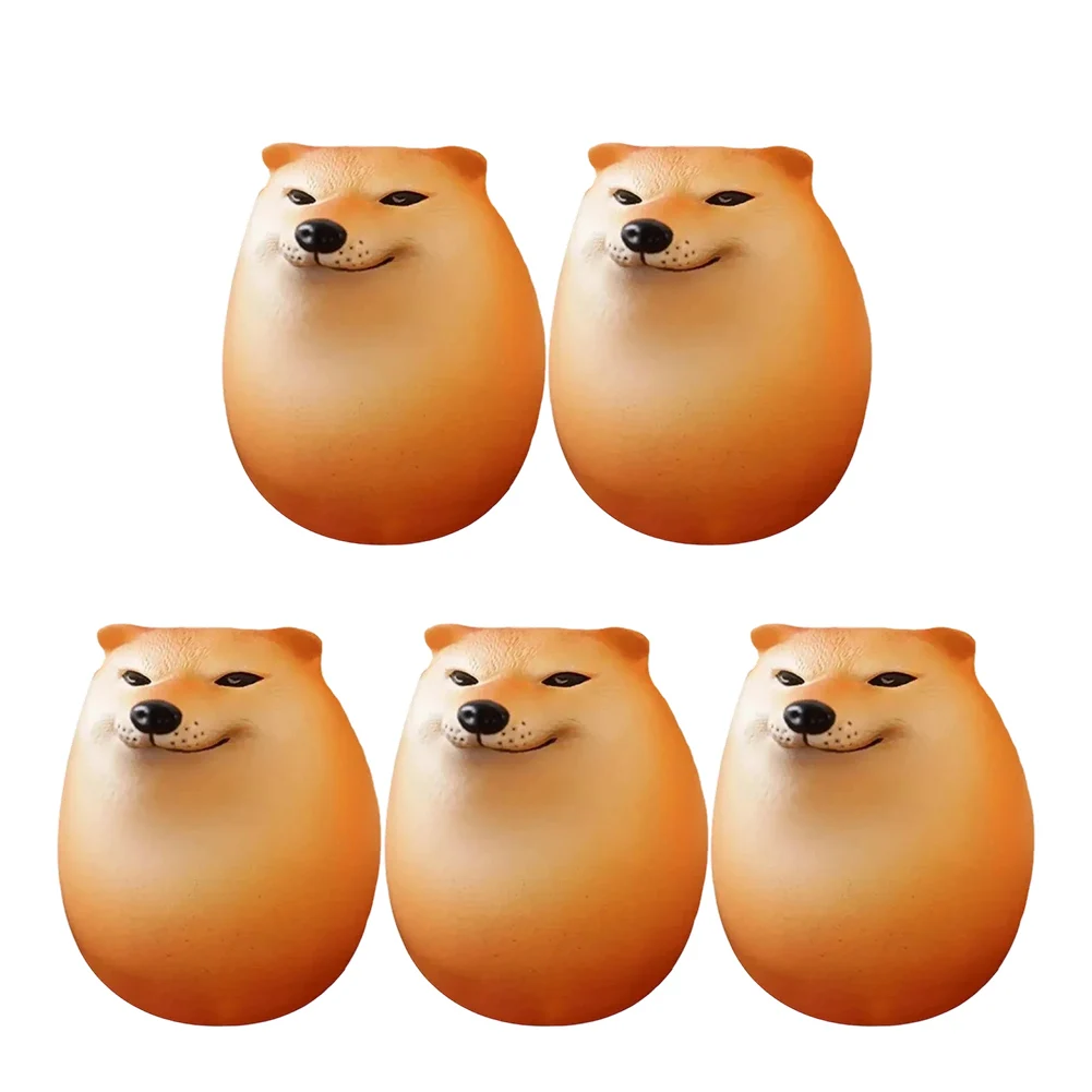 Birthday Gifts Holiday Presents Egg Shape Stress Relief Decor Shiba Inu Collectible Ornament Unique Desk Decoration