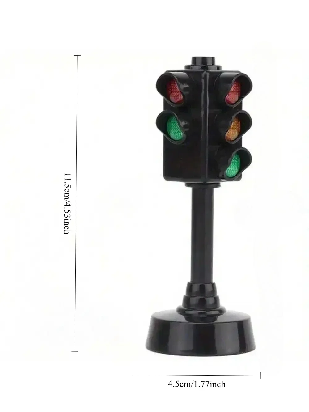 1/2pcs Mini Traffic Signs Road Light Block,Children Safety Education Kids' Puzzle Traffic Light Toy, Kids' Gift