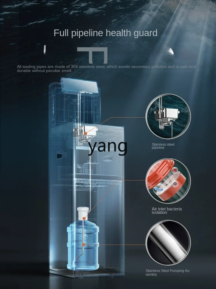 LMM  Household Bottom-Mounted Bucket Vertical Multi-Function Water Dispenser