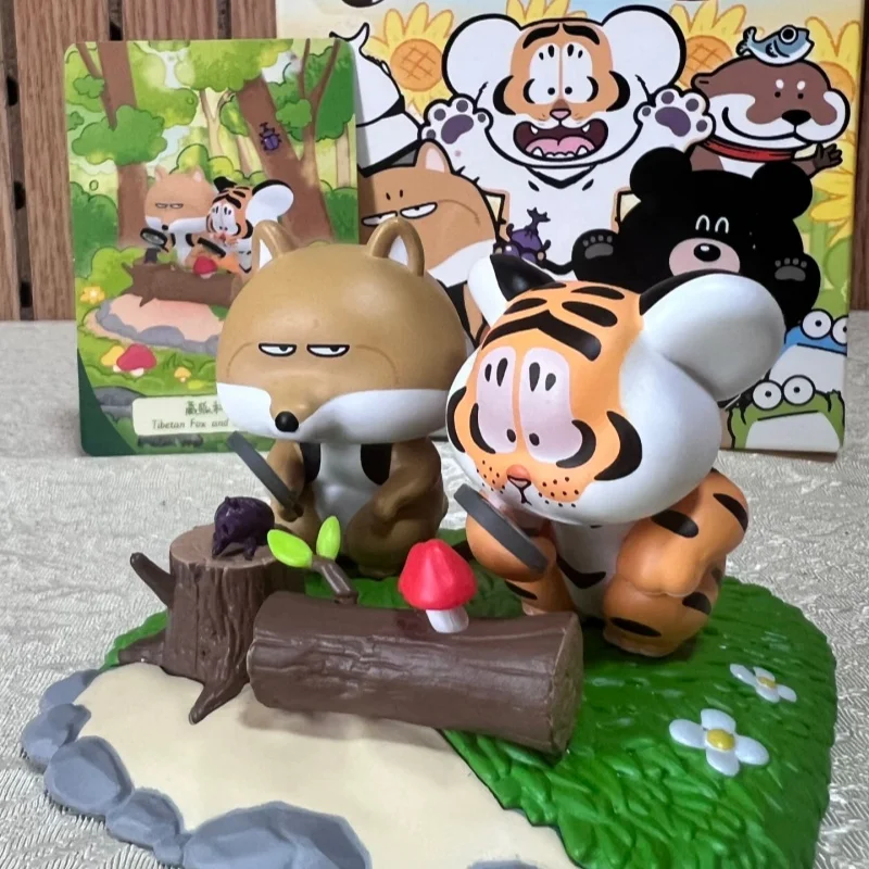 

Hot Sales I'M Not Fat Tiger Blind Box - Little Tiger & Friends Series Cute Mystery Figurine Doll Collectible Ornaments Gift