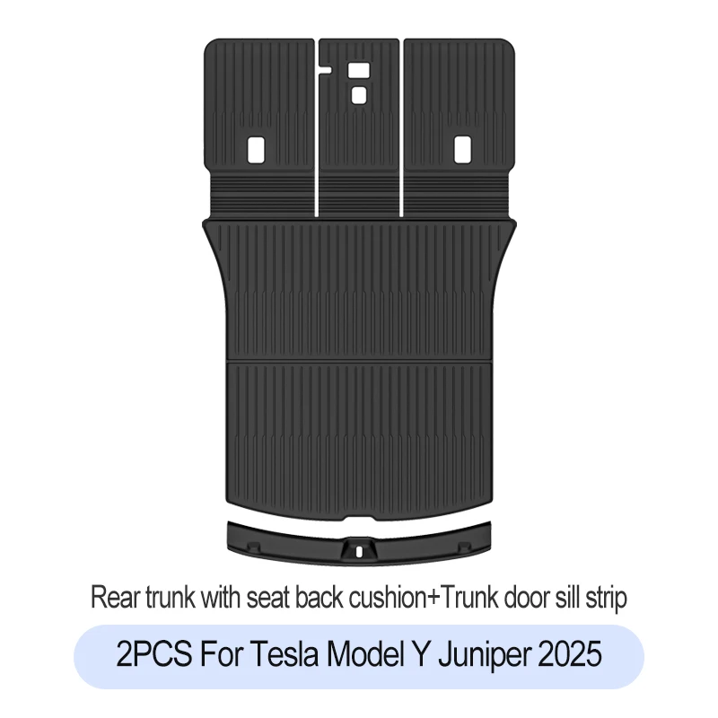 Tesla Model Y Juniper Premium/Performance 2025+ TPE vloermatten bagagemat slijtvaste voetmatten ModelY kofferbakmatten