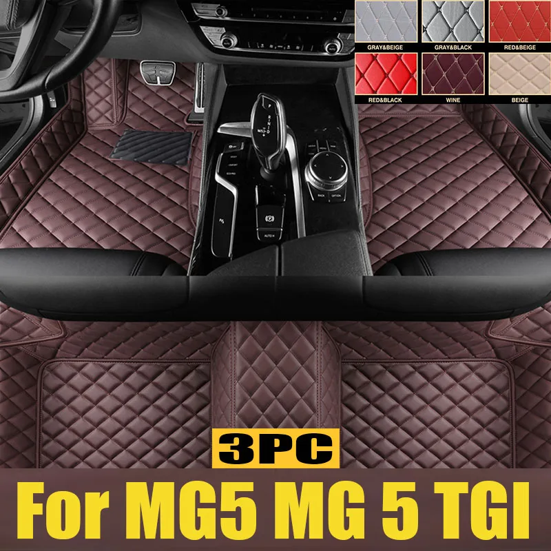 

Car Floor Mat for MG5 MG 5 TGI 2020~2024 2021 2022 Tray Foot TPE Waterproof Inner Liner Carpet Pad Custom Cover Rug trunk mat