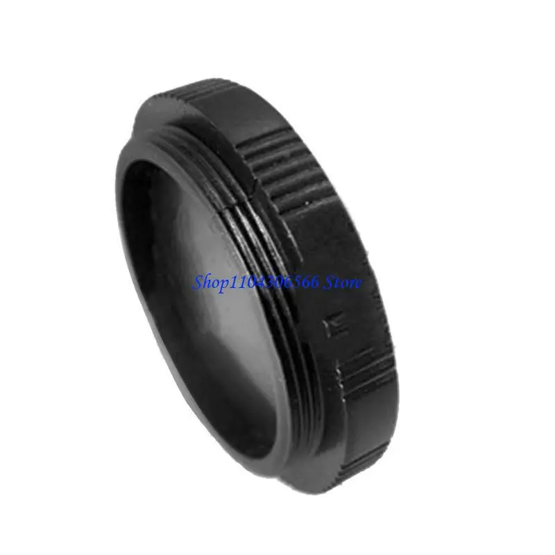 02DD Camera CS Interfaz montaje Cubierta sombreado CCD Dust Caps Sukvas (Negro 5 piezas)