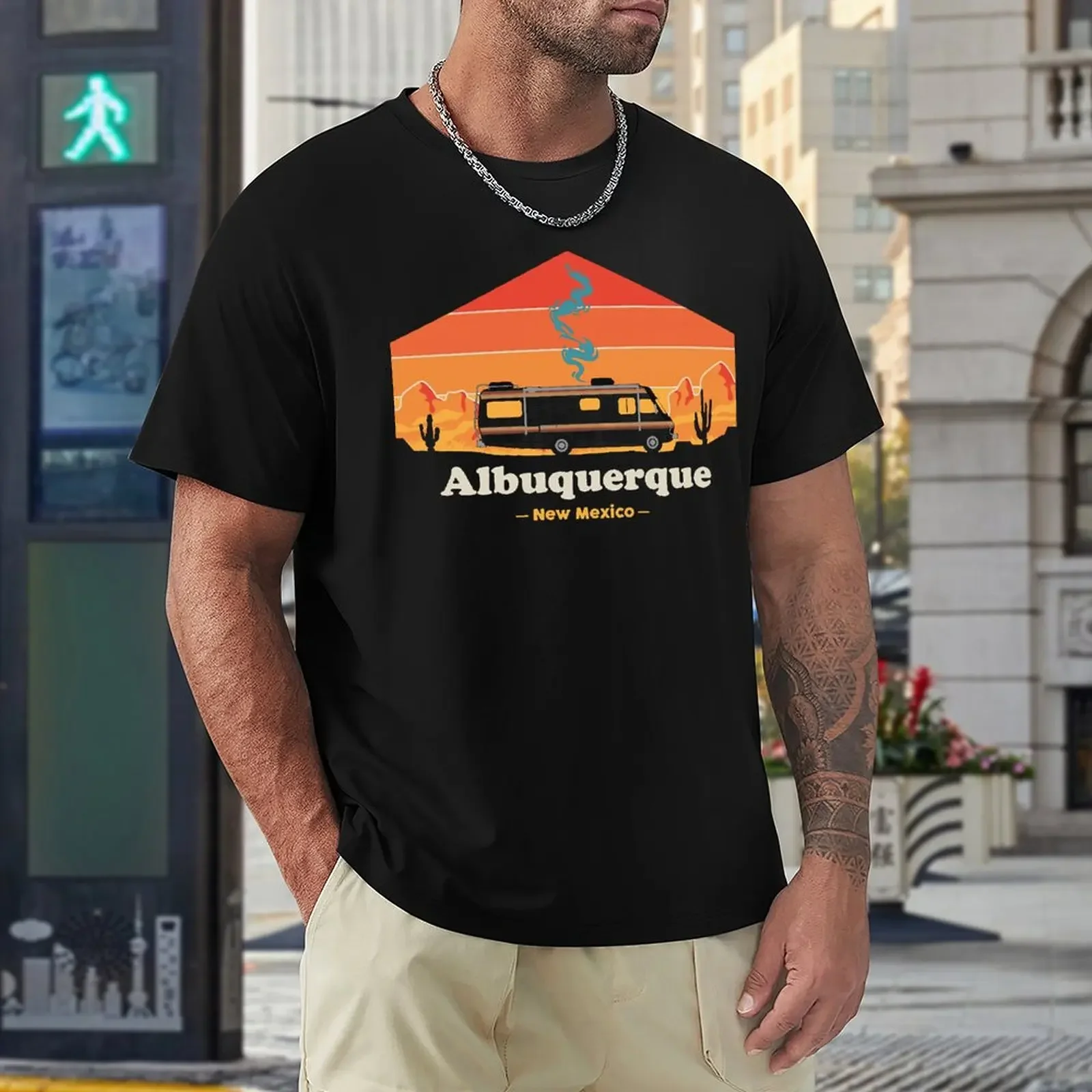 

Albuquerque Breaking Bad Classic For Sa T-shirt Fresh Move Joke Tshirt Novelty Home Eur Size