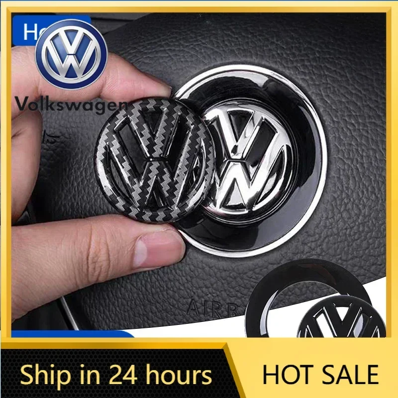 

Новая наклейка-эмблема на руль для автомобилей VW, аксессуары для интерьера Volkswagen GTI, Polo, Golf, Passat, Scirocco, Beetle, Tiguan, Magotan