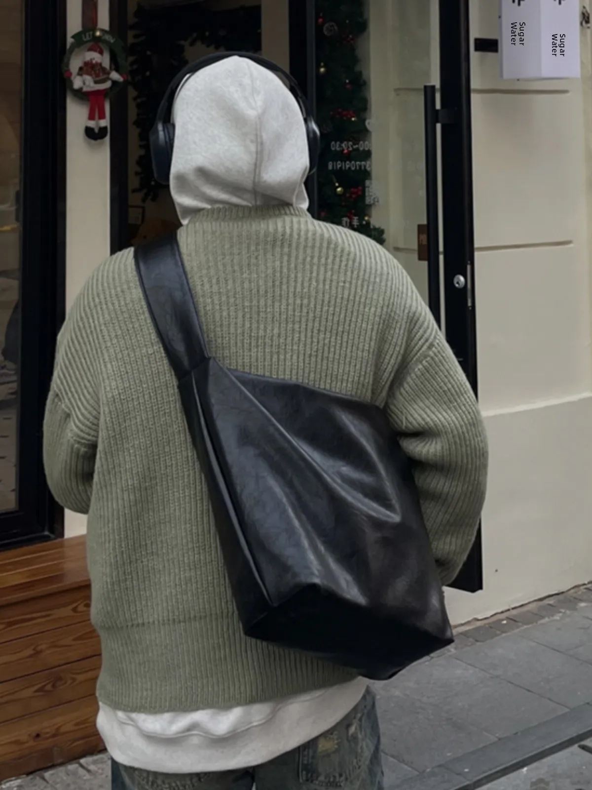 

YUEN Lazy Sle Ретро Большая сумка через плечо Capaci ex Одноместная сумка через плечо Простая корейская Sle интеллект Повседневная