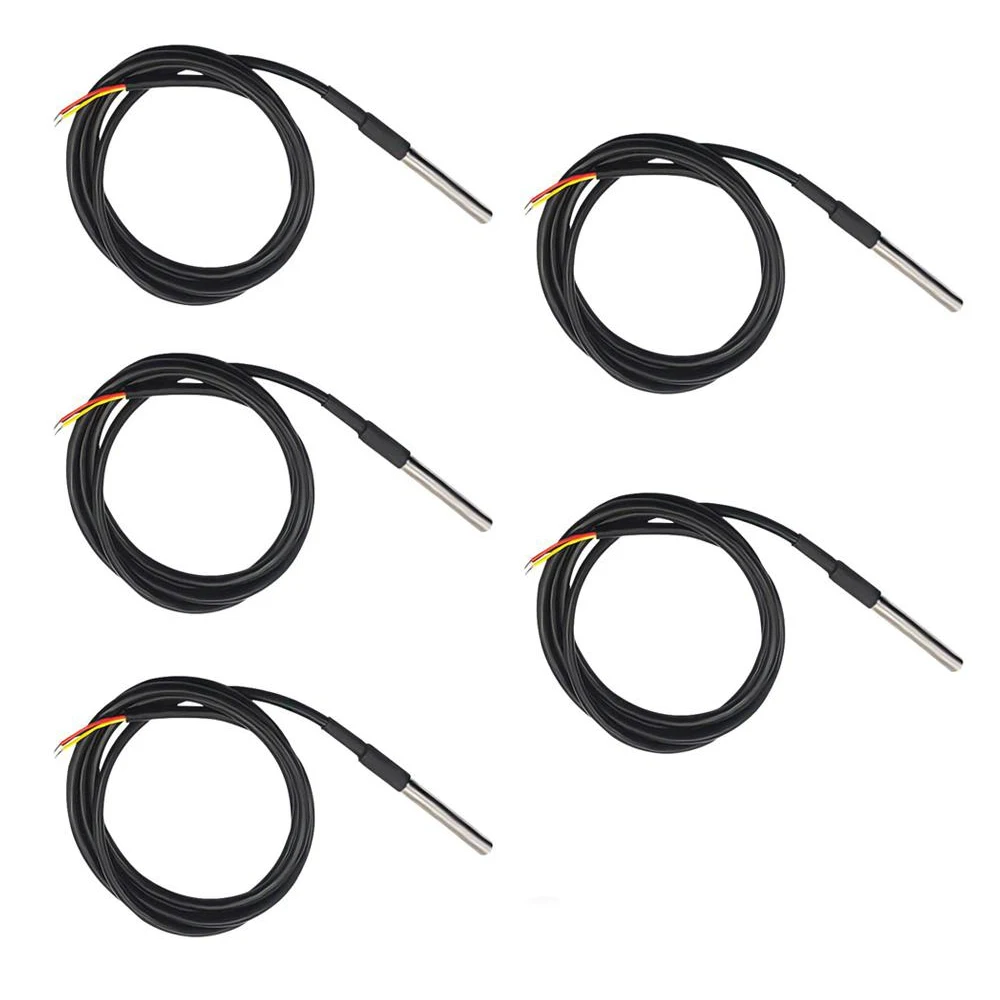 5 stuks temperatuursensor sonde zeer nauwkeurig waterdicht voor Raspberry Pi DIY voor temperatuurtestbenodigdheden accessoires