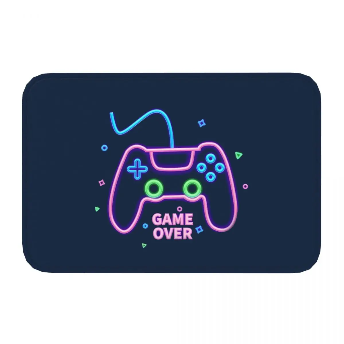 Retro Video Game Turbo Controller Bath Mat Cute Handle Doormat Living Room Carpet Outdoor Rug Home Decoration