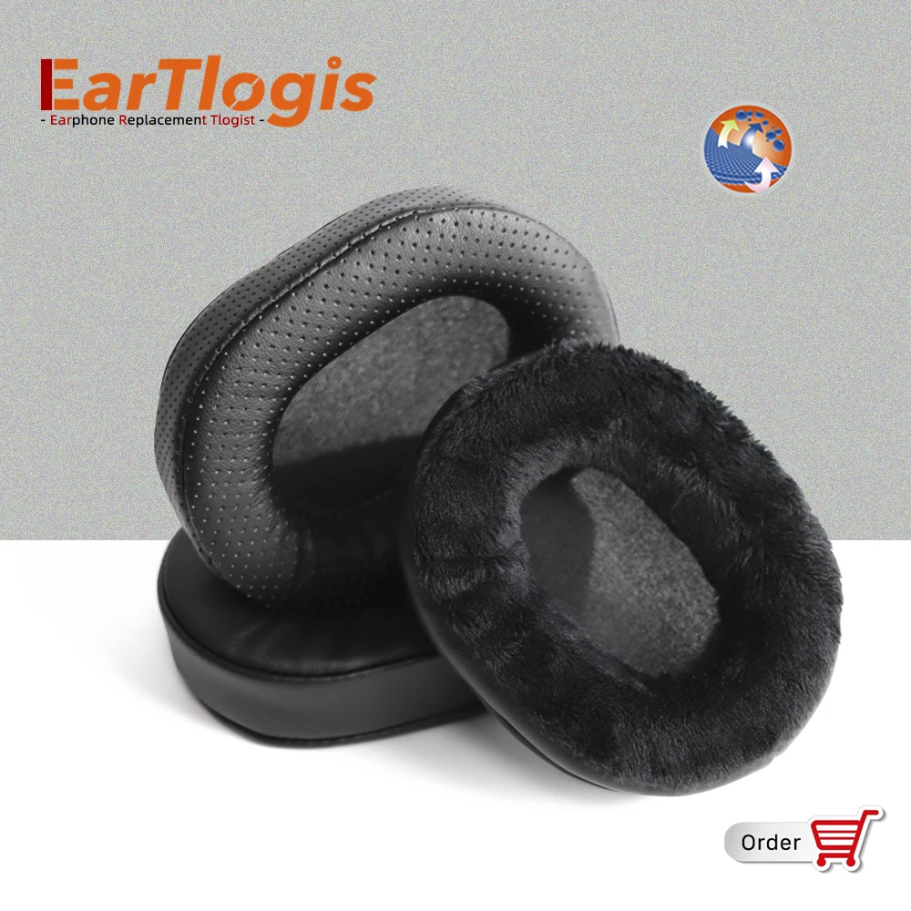 EarTlogis Replacement Ear Pads for Roland RH-5 Headset Parts Earmuff Cover Cushion Cups Pillow