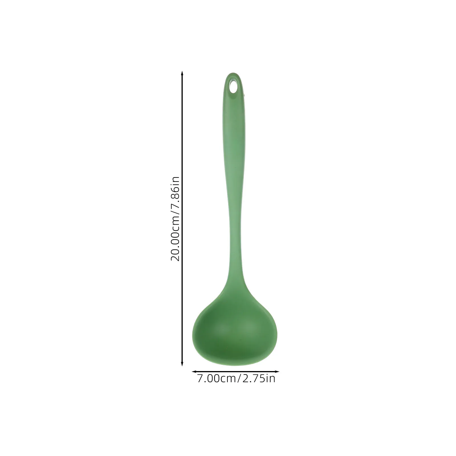

Big Belly Soup Ladle Silicone Kitchen Gadgets Large Serving Tools Heat Resistant Safe Cookware Friendly Soup Spoon