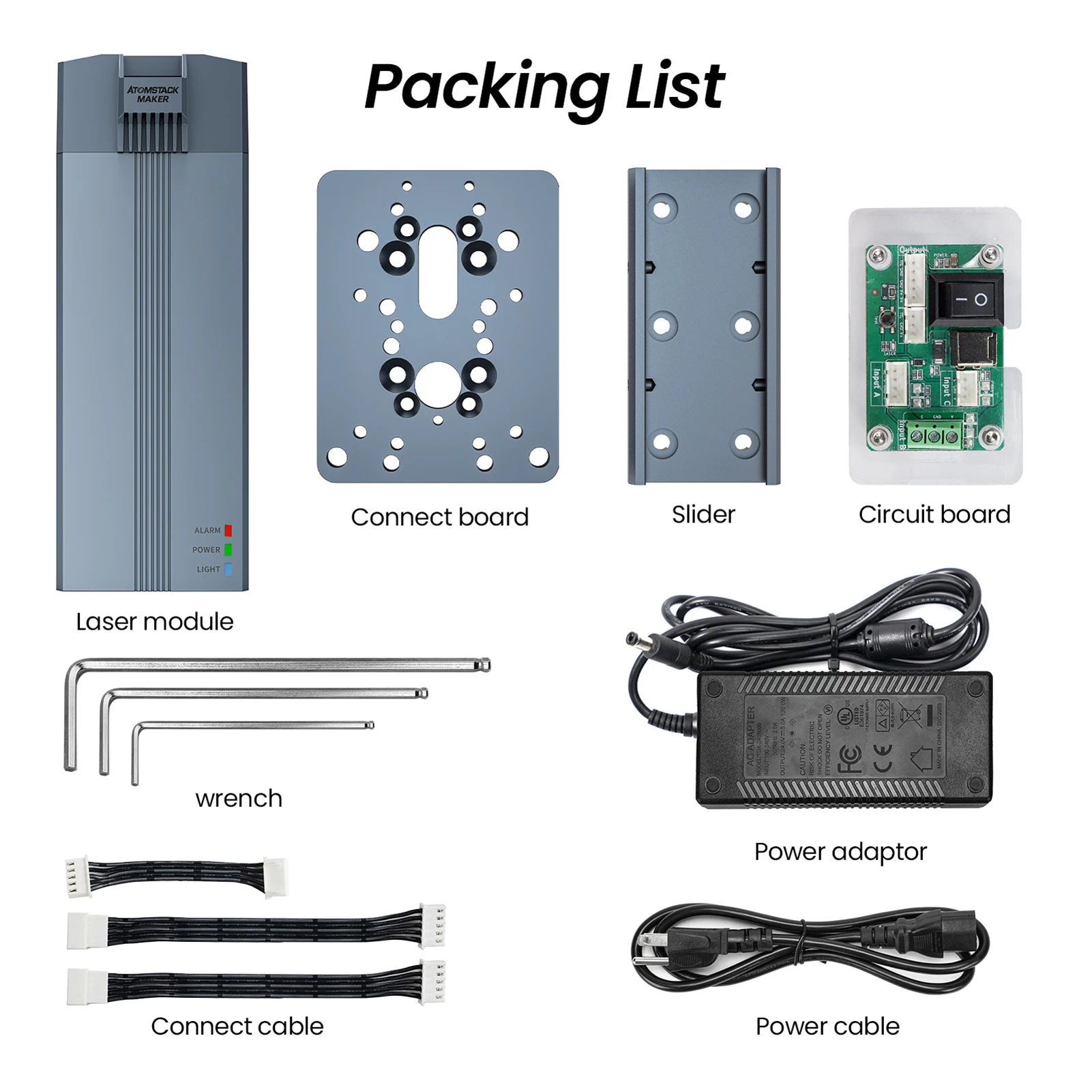 Atomstack R30 V2 Upgraded Infrared Laser Module 1064nm Laser for Engraving Metal Plastic Compatible with all the Atomstack laser