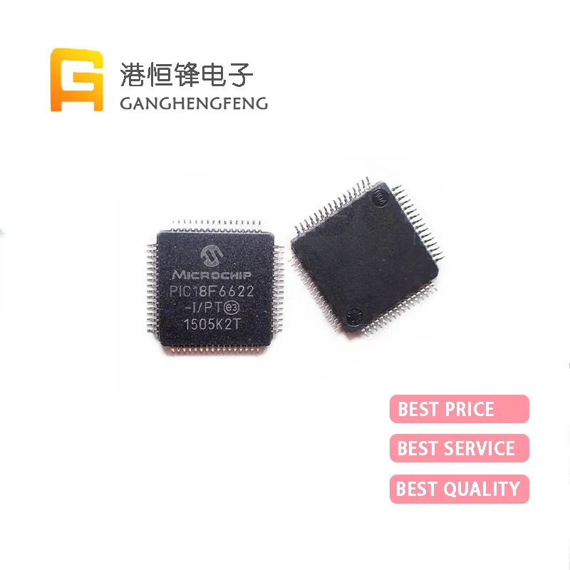 

1PCS Electronic Components PIC18F6622-I/PT TQFP64 PIC18F6527-I/PT PIC18F6520-I/PT Microcontroller