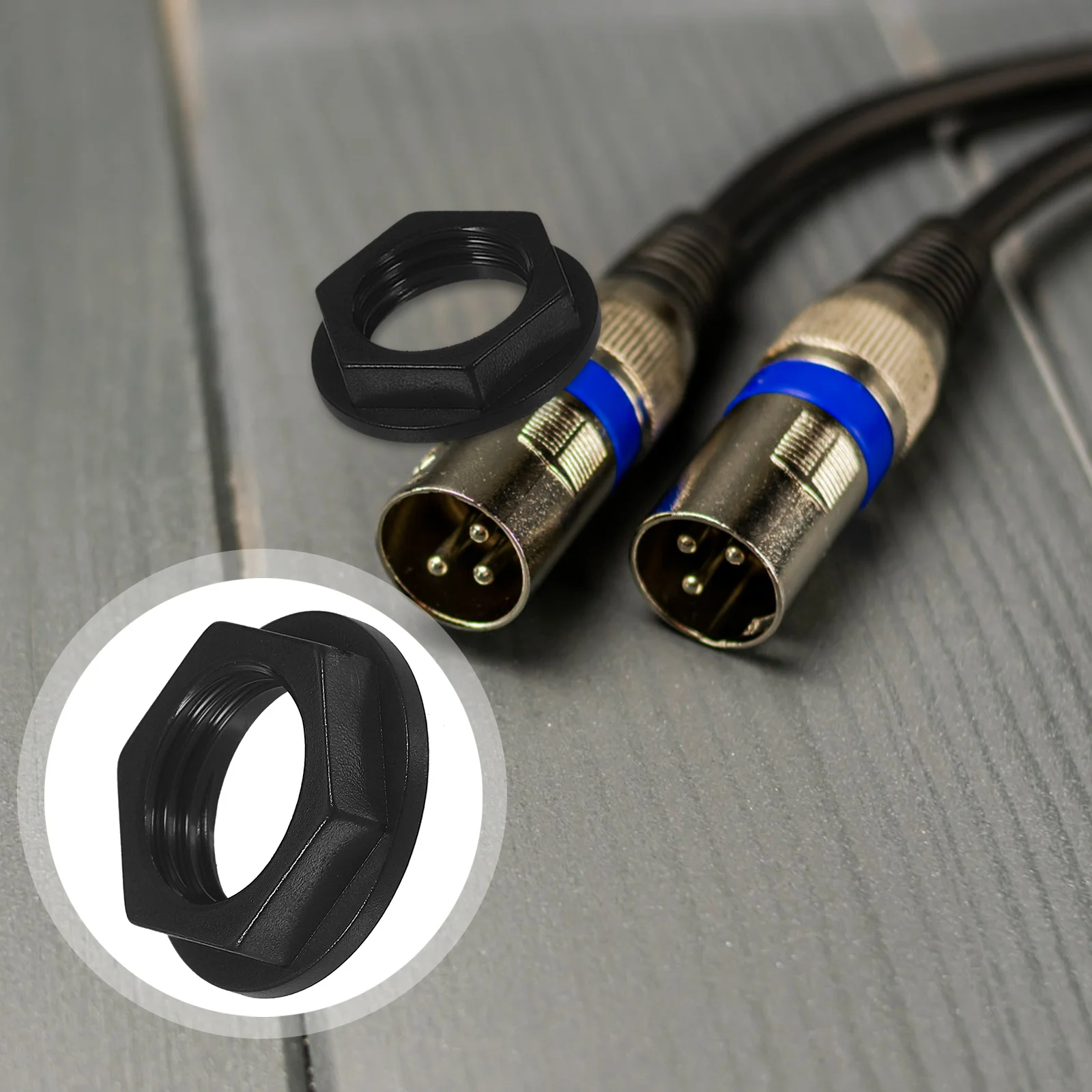 Ассортимент-прочных-пластиковых-аудиоразъемов-гнезд-для-наушников-cliff-uk-модели-s-h902-s-h903-s-h904-s-h905-с-крепежными-гайками