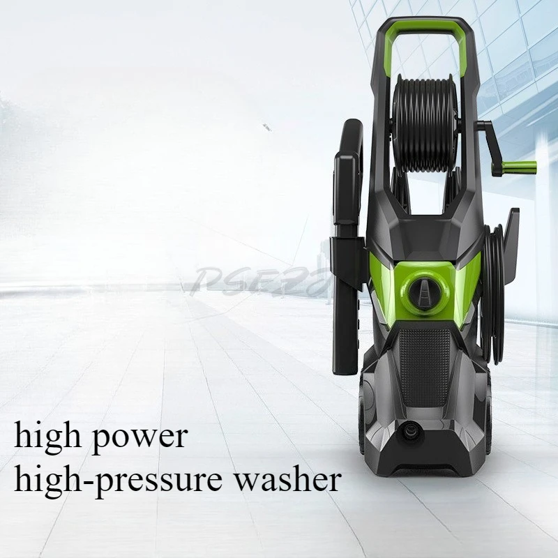 

Автомойка высокого давления с вертикальной обмоткой, бытовая портативная чистящая машина, полностью автоматический водяной пистолет, насос для мойки автомобиля