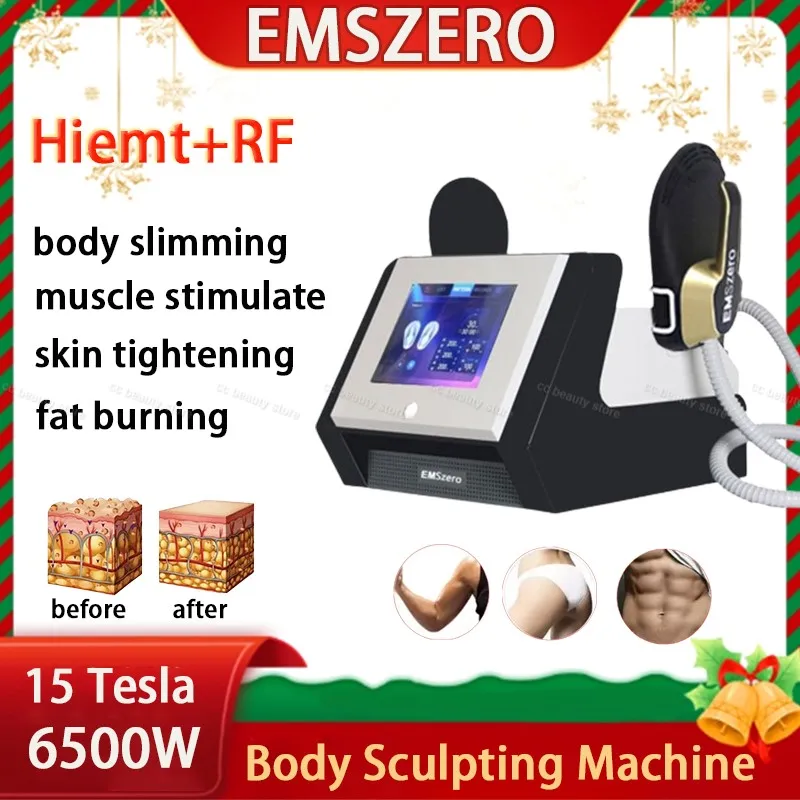 

New upgrade Nova EMSzero neo Body Slimming EMS Machine 200HZ 6500W Increase Muscle Reduce Fat Device RF Sculpting Body Salon