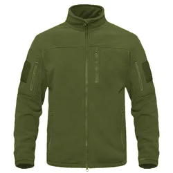 Men's Autumn and Winter New Outdoor Sports Tactical Clothing Men's Fleece Top Men's Casual Warm Jacket Jacket