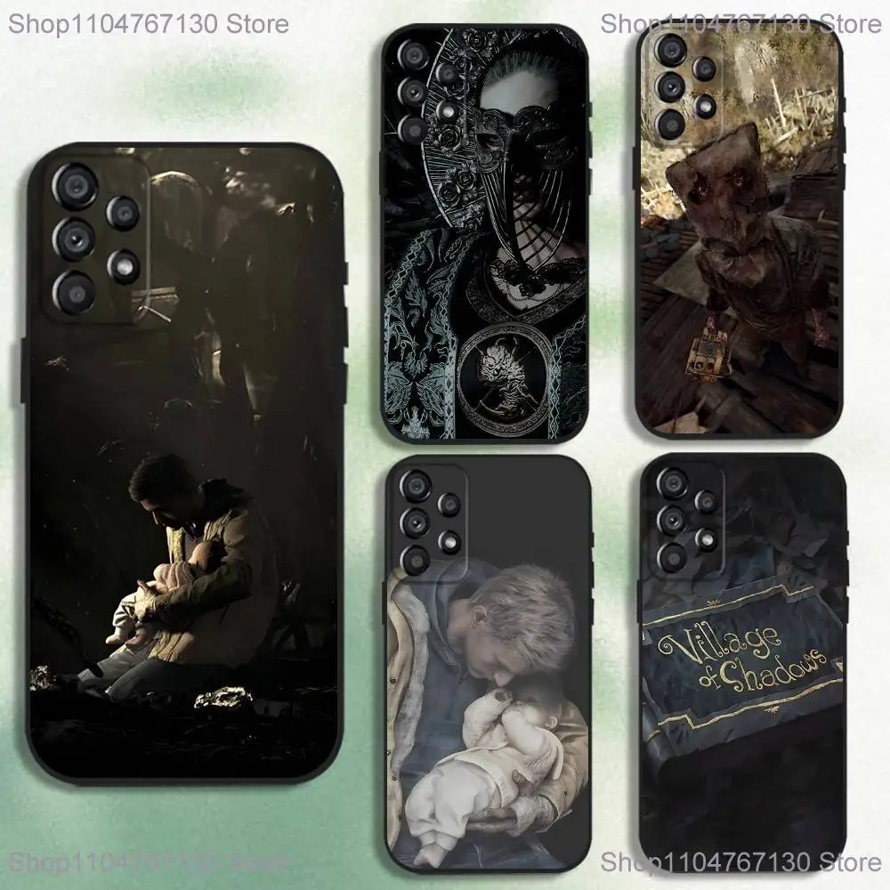 

R-Resident E-Evil Village Phone Case For Samsung Galaxy A20,A21s,A22,A31,A32,A52,A53,A72,73,A80 Soft Black Cover