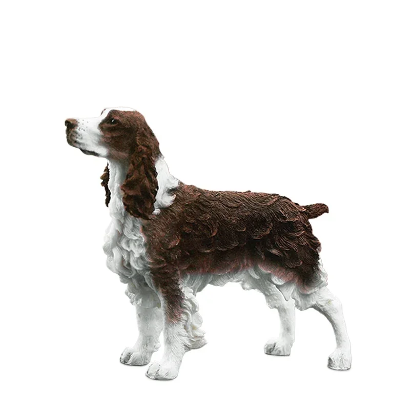 Springer Hound Dog Model Simulation Animal Car Ornament Decorative Troop