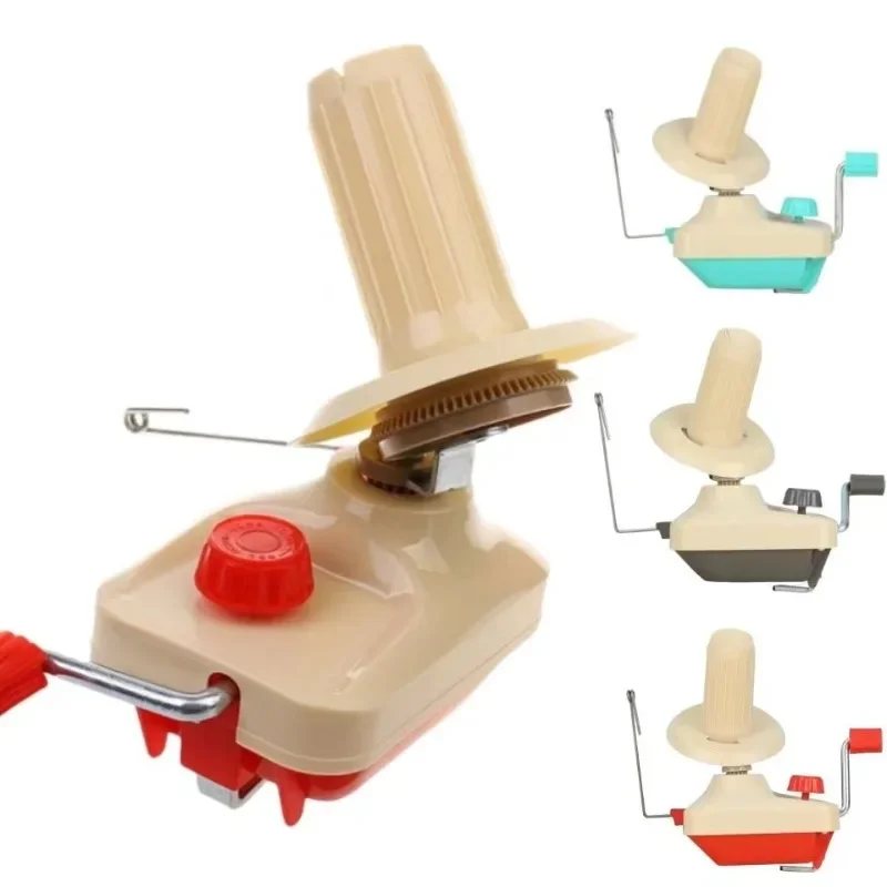 Crank Yarn Winder | Manual Wool Thread Ball Winder Tool for Knitting, Crochet & Sewing – Compact Yarn Swift with Skein Holder