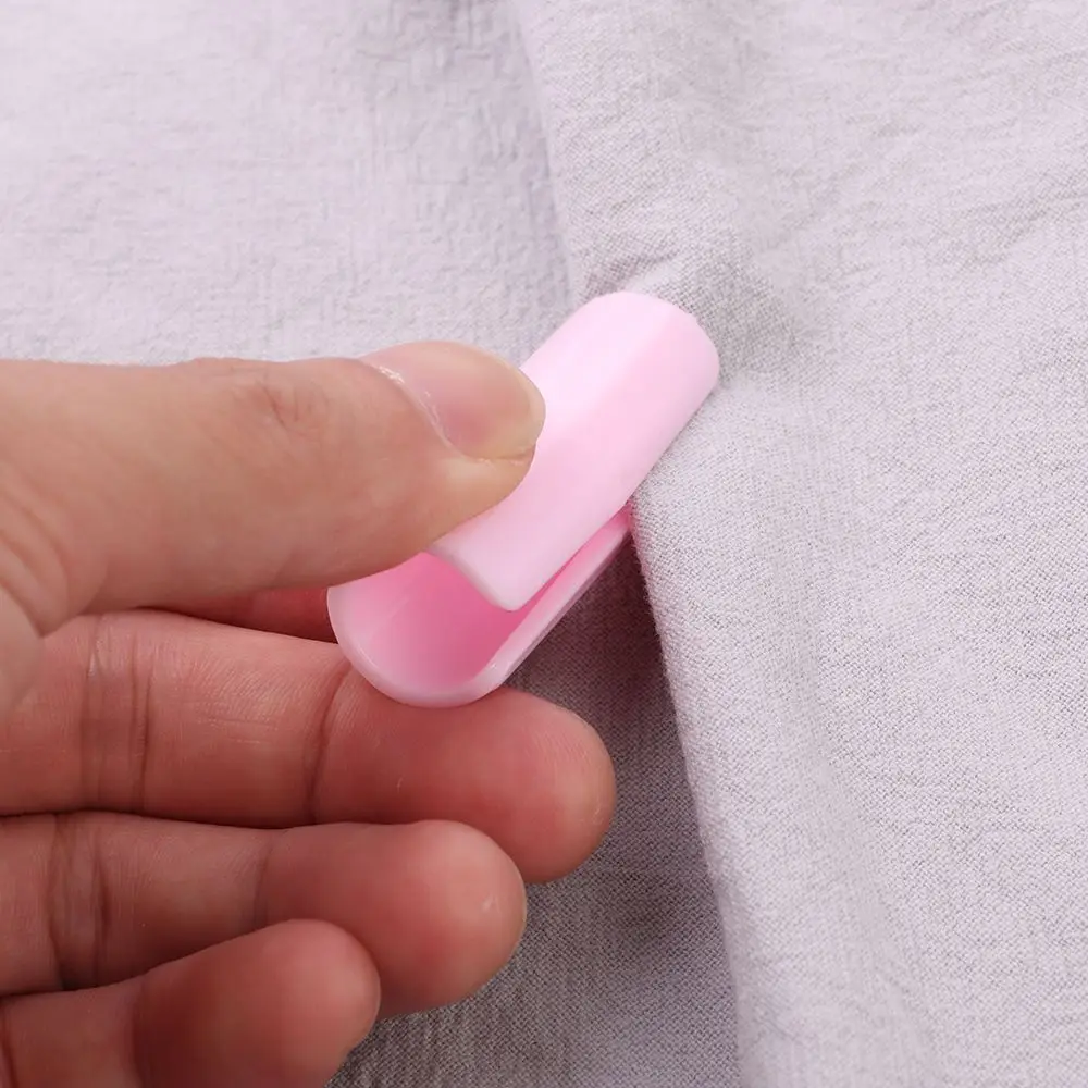 12개 투명 미끄럼 방지 침대 커버 클램프 이불 고정 버클 침대 시트 클립 투명 클립