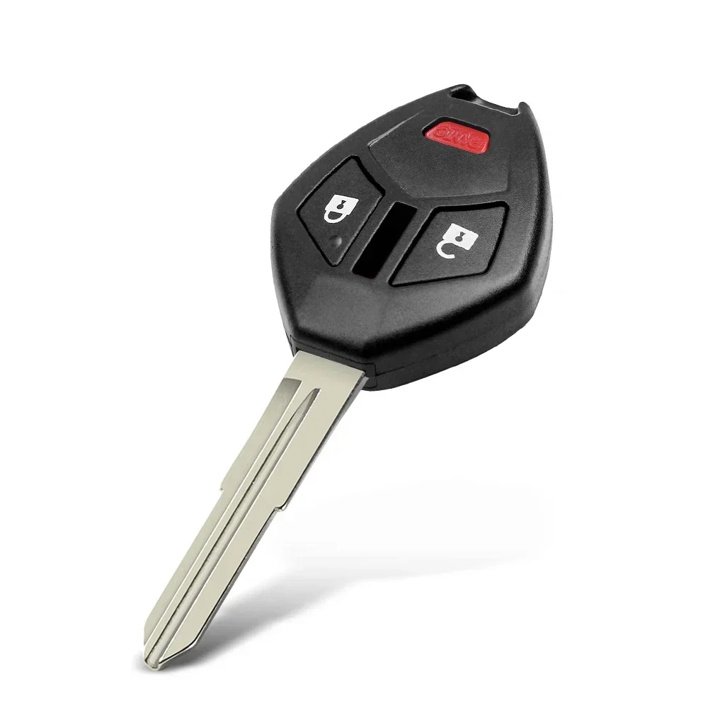 KEYYOU 1 Uds 3/4 botones MIT9/MIT11 hoja de repuesto carcasa de llave a distancia de coche para Mitsubishi Outlander Galant Eclipse Lancer