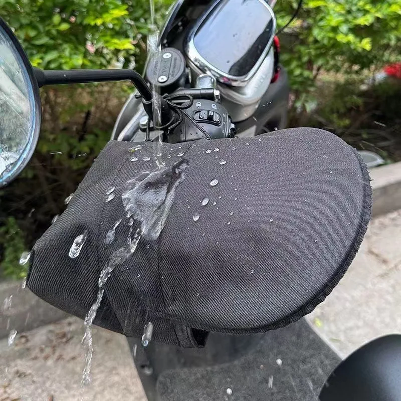 ถุงมือปั่นจักรยานแบบพิเศษ กันน้ำและกันลม ปลอกแฮนด์จักรยานและสกู๊ตเตอร์แบบ 3 มิติ แฮนด์จักรยานแบบมีฉนวน