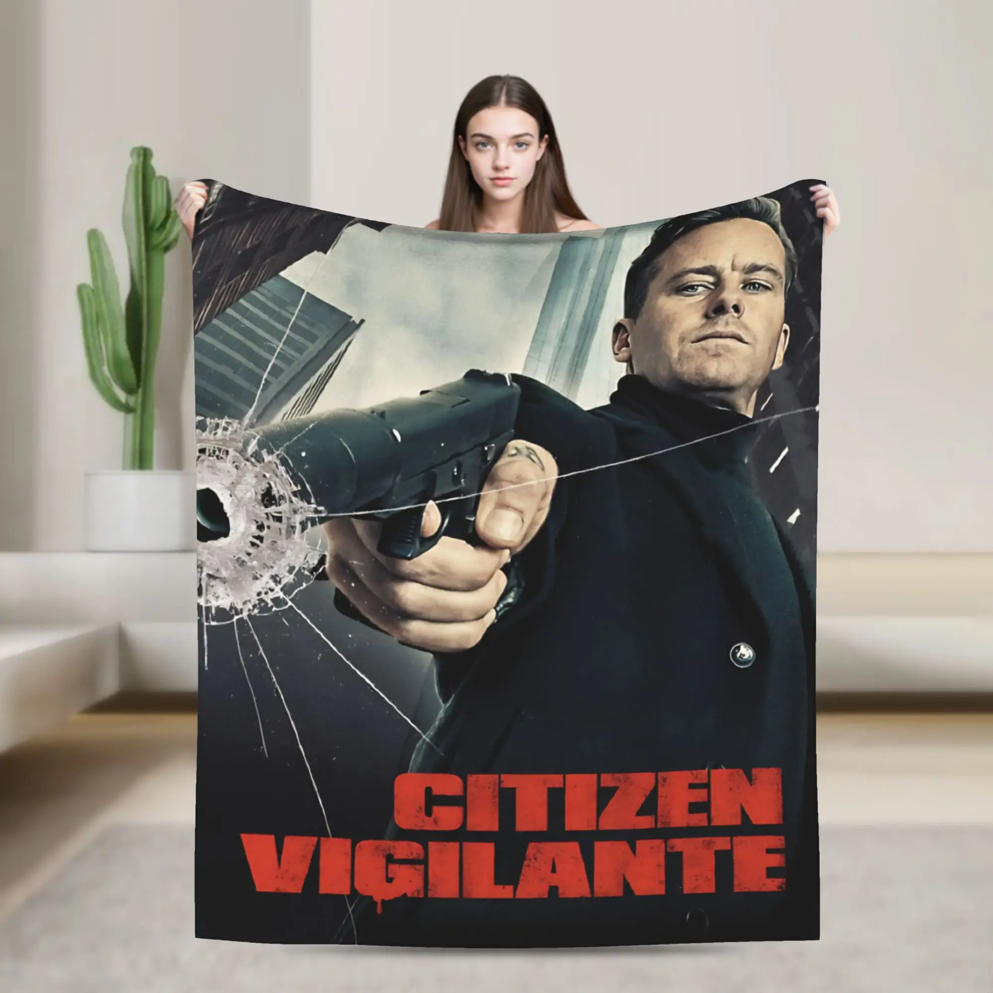 Funny Citizen Vigilante Armie Hammer  Blankets Ultra-Soft Fleece  Comfortable Throw Blankets Machine Washable