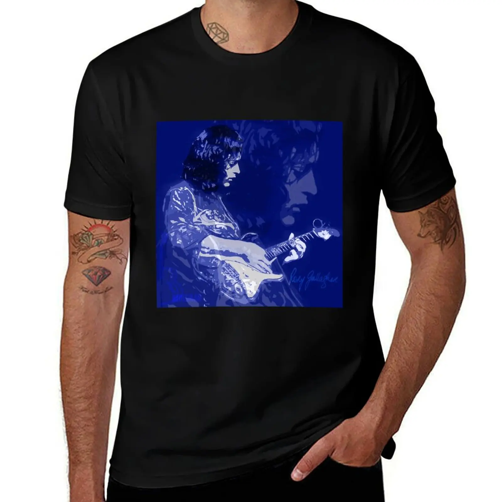 RORY GALLAGHER BLUESMAN - Remember Best Musician Legend Guitarist blues T-Shirt Fashion Casual Short Sleeve Top T-Shirt