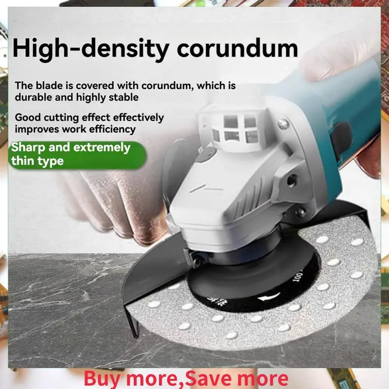 

5PCS Dia 100Mm Rock Grinding Cutting Disc Ultra-Thin Saw Blade Multi Hole Disc Marble Tile Glass Cutter Plate-[A002]