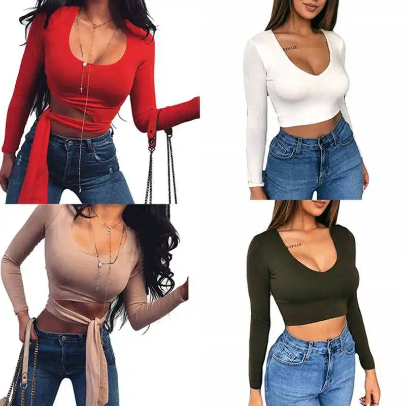 

Длинная облегающая повседневная футболка, женская футболка Faion Top Svel, удобная футболка Streetwear Sle