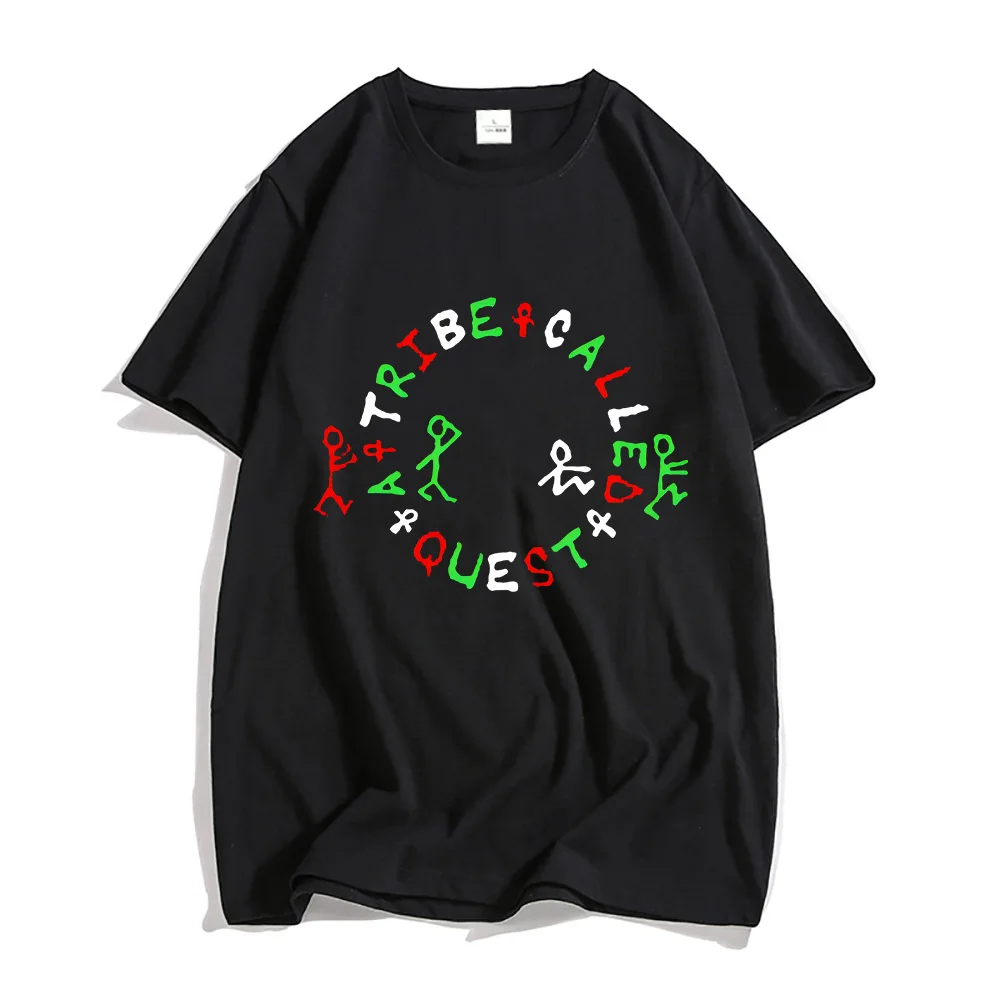 

A TRIBE CALLED QUEST ATCQ T-shirts MEN Fashion Harajuku Tshirts 100% Cotton T Shirts Four Seasons O-neck Aesthetic High Street