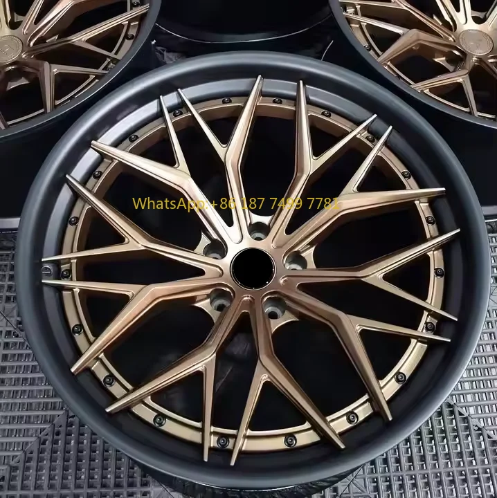 

Custom Monoblock 2 Piece Concave Passenger Car Forged Wheel Polish 5x130 5x120 15 18 19 20 21 22 24 Inch Wheel Rim