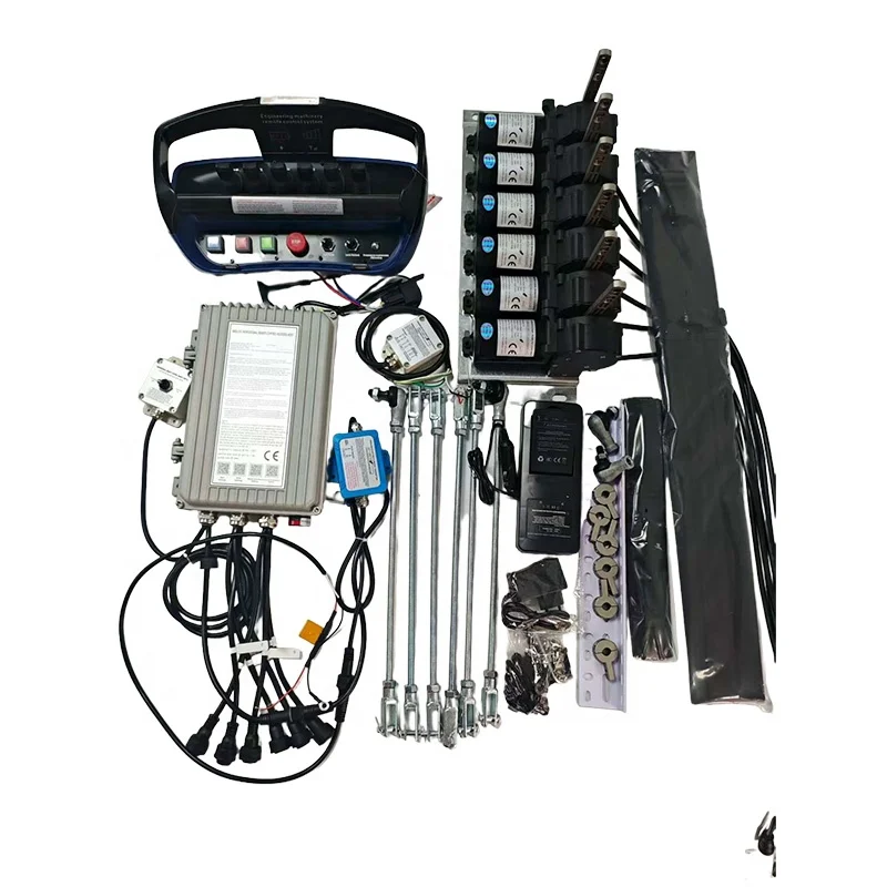 Industrial Truck Crane Radio Remote Controller 4 5 6 Joystick Clutch Control 12V 24V Wireless Crane KitAR