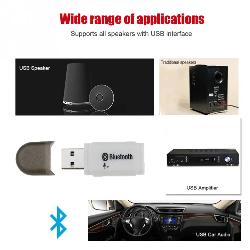 Bluetooth 5.0 Adapter Usb Voor Computer Pc Bluetooth Speaker Muziekontvanger Usb Bluetooth Adapter Handsfree Carkit