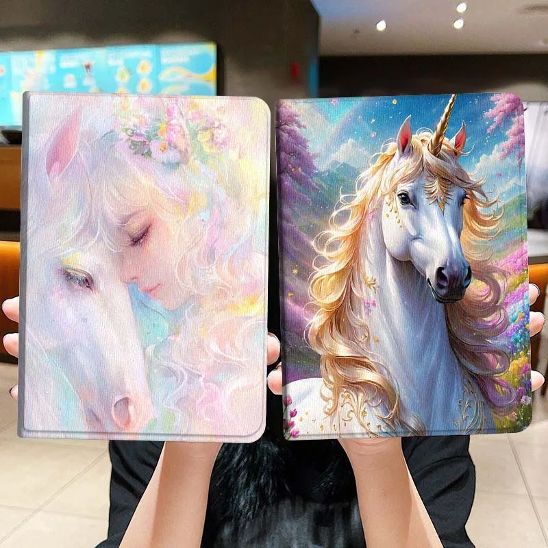 

Art Horse Color Popular Gift For Honor Pad 8 V8 9 GT MagicPad 13 3 2 Tab MatePad Pro Air 12 X 12.6 Foldable Tablet Case