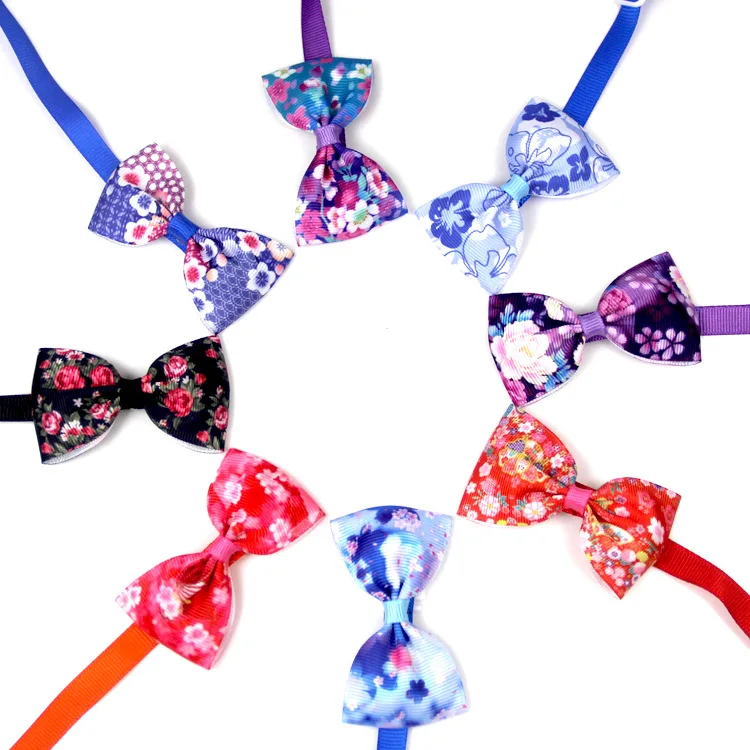 30 Pc Pet Dog Cat Bow Tie Adjustable Strap Dog Cat Grooming Accessories For Small Medium Dog Holiday Pet Supplier Bow Tie