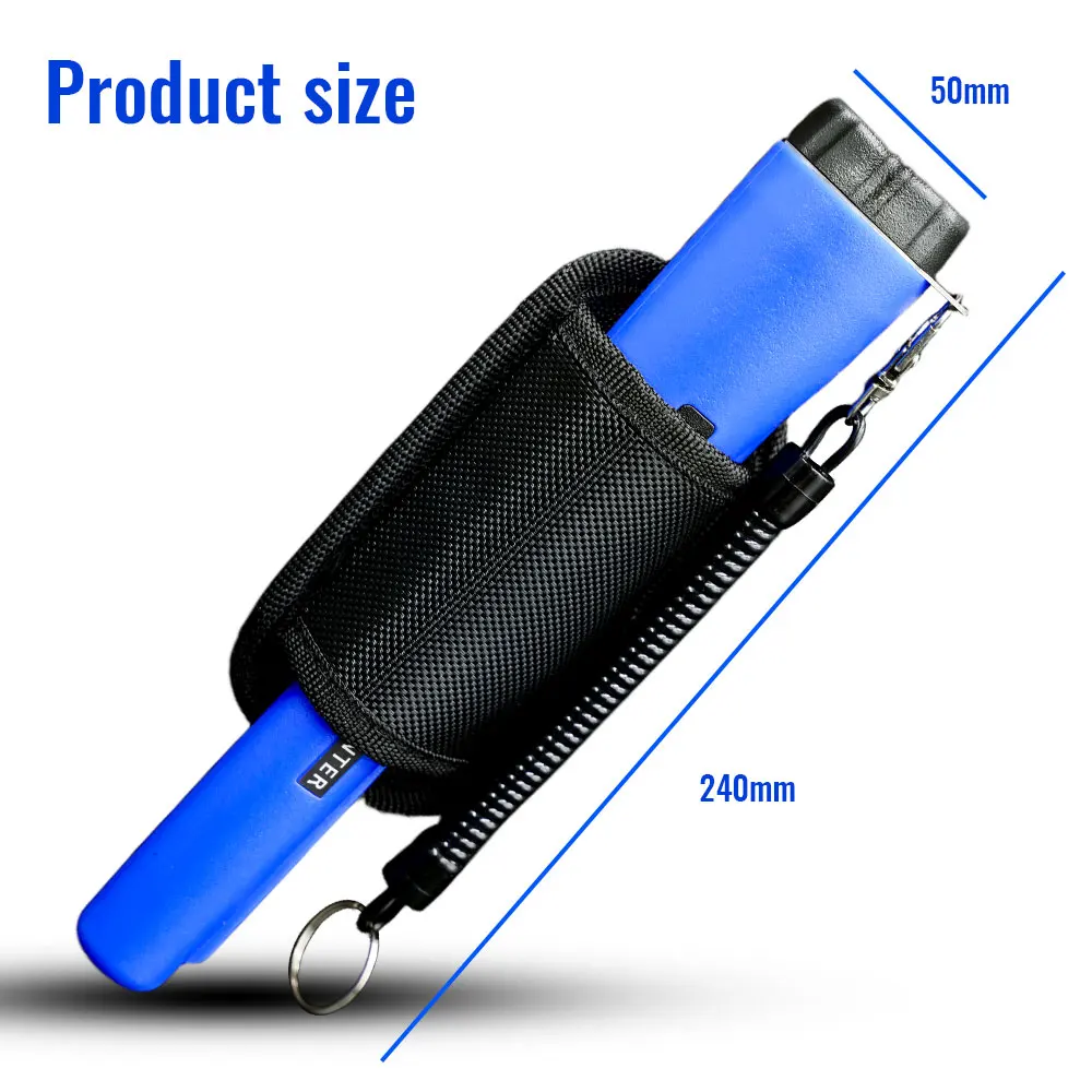 Metal detector portatile Pro GP-Pointer con cinturino impermeabile IP66 e braccialetto LED per caccia al tesoro e esplorazione all'aperto