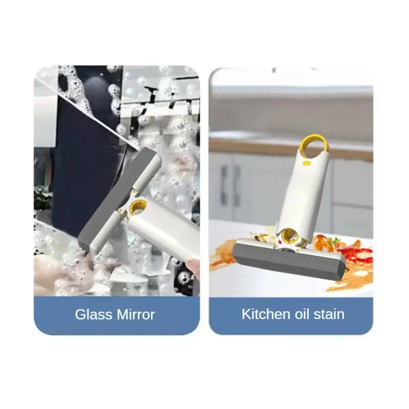Portable Squeeze Mop Mini Cleaning Mops Handheld Kitchen Desk Bathroom Window Glass Sponge Cleaner Home Cleaning Tools