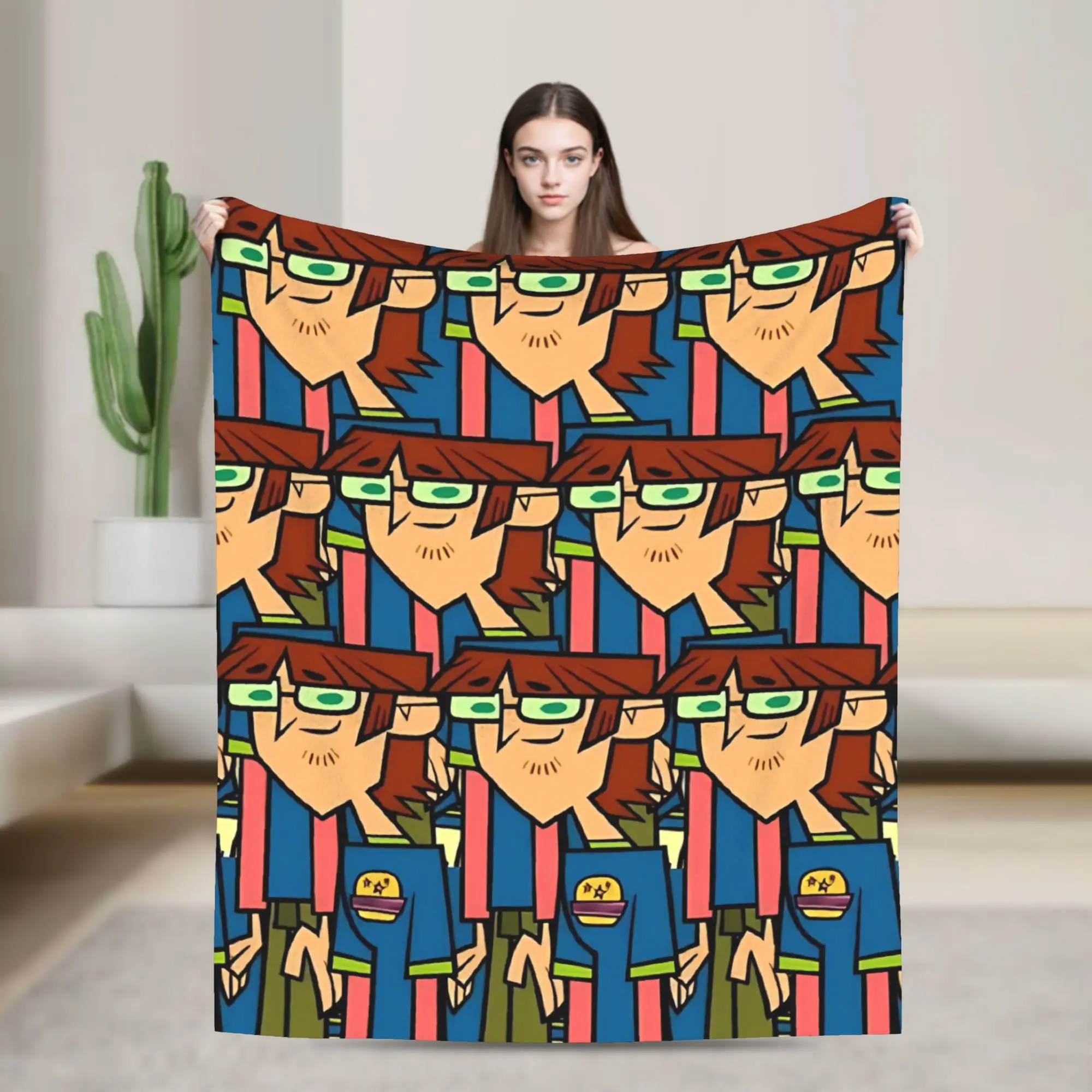Totals Dramas Harold Knitted Blanket  Flannel Throw Blankets Bed Sofa Decoration Soft Warm Bedspread