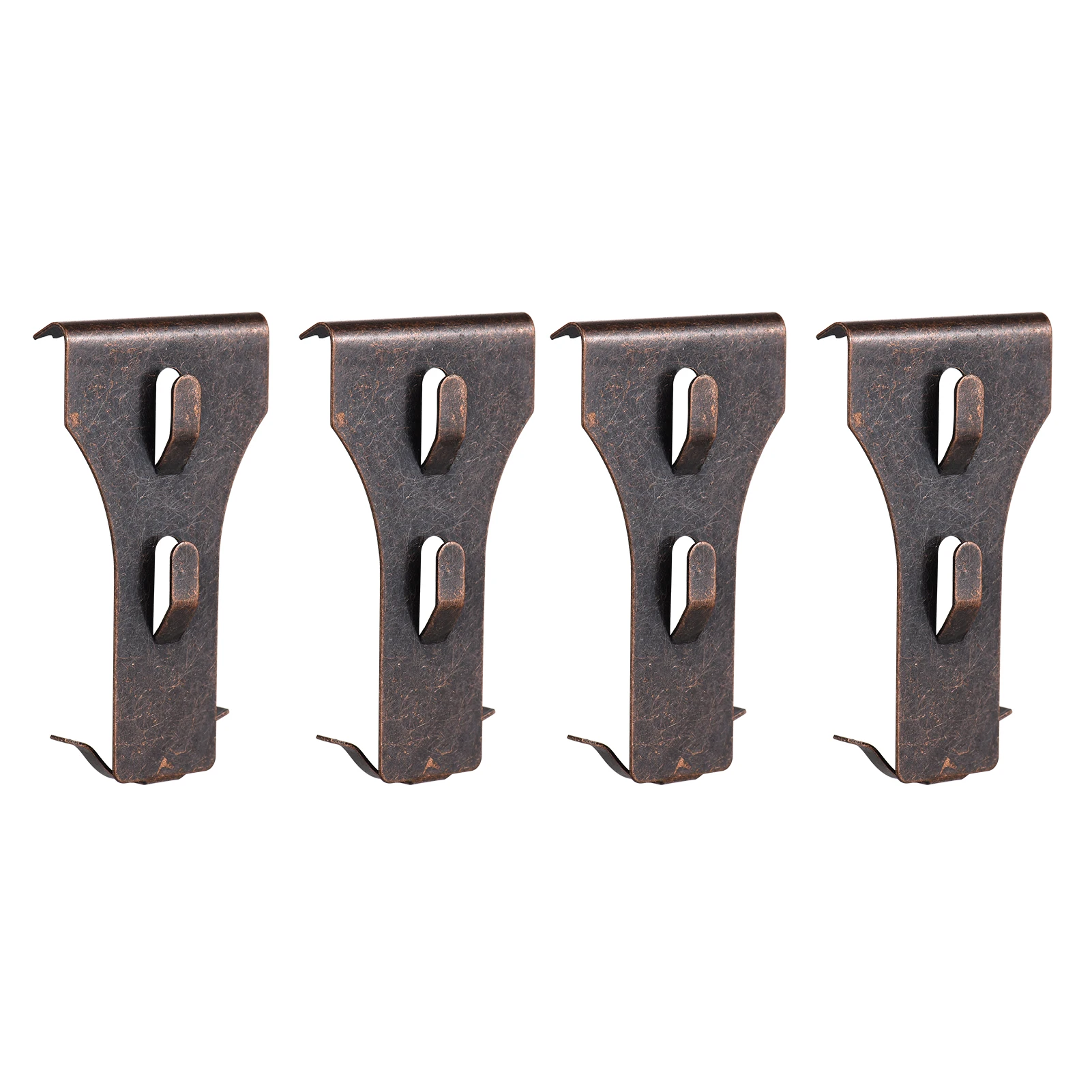 

4 PCS Brick Hook Clip Outdoor Hanging Hooks for 60-70mm Brick in Height No Drilling Sliding Brick Hanger Clips for Festival Birt