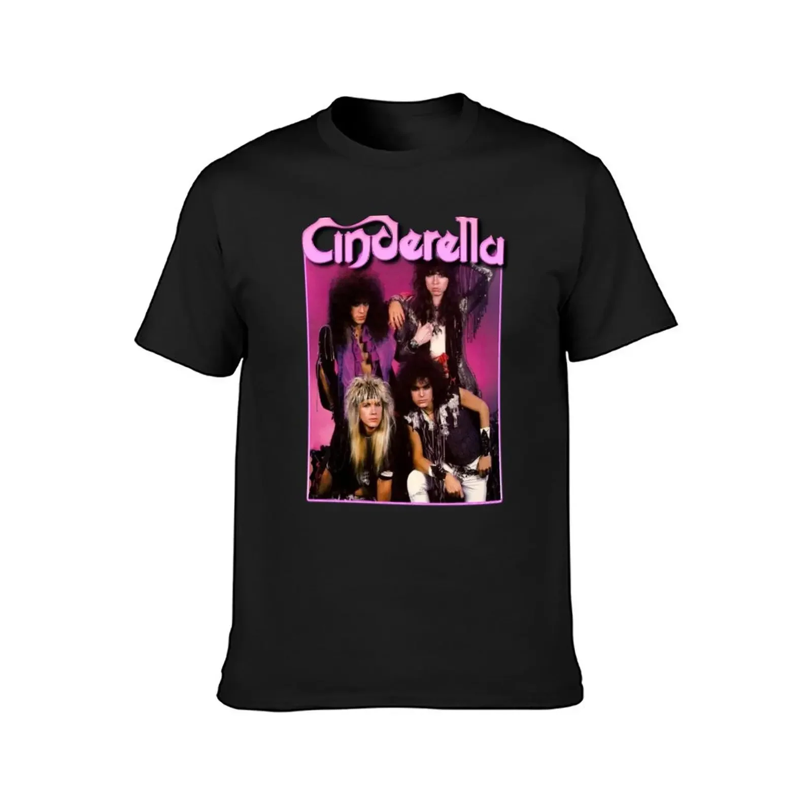 CINDERELLA BAND T-Shirt blacks kawaii clothes t shirt for men